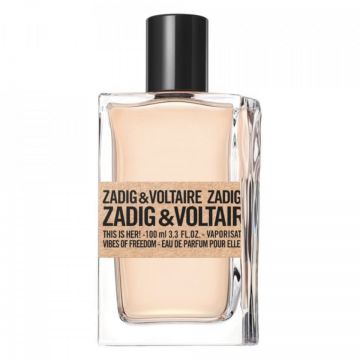 Zadig & Voltaire This is Her! Vibes of Freedom, Apa de Parfum, Femei (Concentratie: Apa de Parfum, Gramaj: 100 ml Tester)