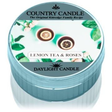Country Candle Lemon Tea & Roses lumânare