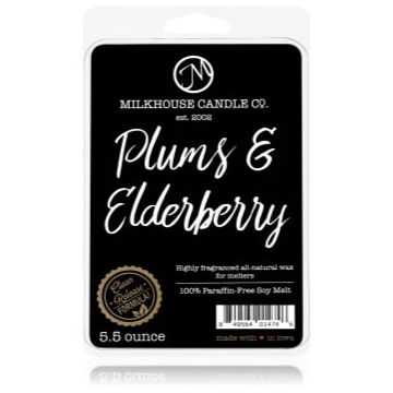 Milkhouse Candle Co. Creamery Plums & Elderberry ceară pentru aromatizator