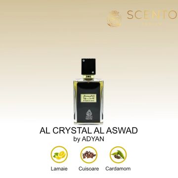 Apă de parfum ADYAN, AL CRYSTAL AL ASWAD, barbat, 100ML la reducere