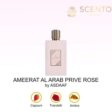 Apa de Parfum Ameerat Al Arab Prive Rose, Asdaaf, Femei - 100ml de firma original