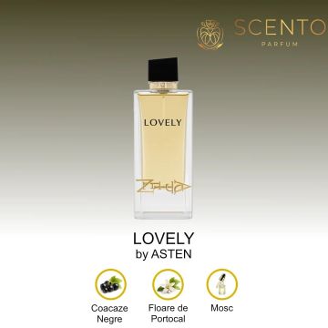 Apă de parfum Asten, Lovely, femei, 100ml la reducere