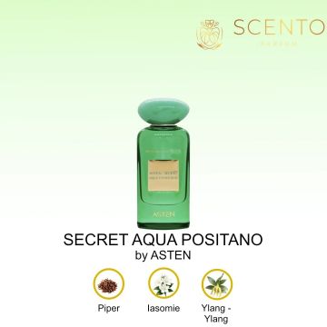 Apă de parfum Asten, Secret Aqua Positano, unisex, 100ml