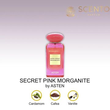Apă de parfum Asten, Secret Pink Morganite, unisex, 100ml