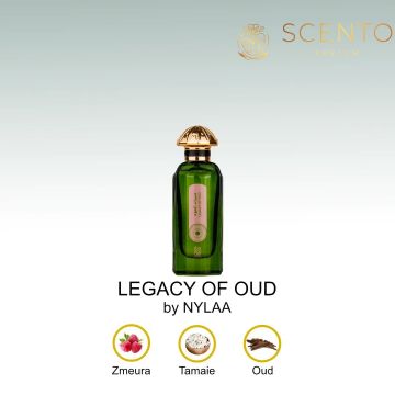 Apa de parfum Legacy of Oud by Nylaa, unisex - 100 ml
