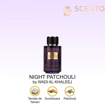 Apa de Parfum Night Patchouli, Wadi Al Khaleej, Unisex - 100ml