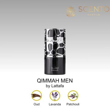 Apa de parfum, QIMMAH MEN by Lattafa, 100ml, barbati
