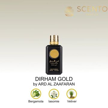 Parfum arabesc Dirham Gold, Ard Al Zaafaran, apa de parfum 100 ml, unisex