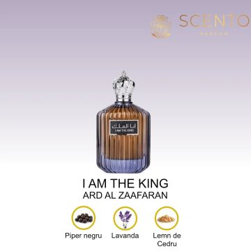 Parfum arabesc I Am the King, Ard Al Zaafaran, apa de parfum 100 ml, barbati