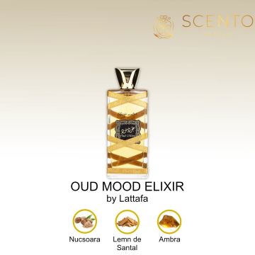 Parfum arabesc Oud Mood Elixir, Lattafa, apa de parfum 100 ml, unisex