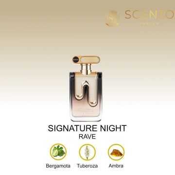 Parfum arabesc Signature Night, RAVE, apa de parfum 100 ml, femei