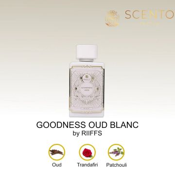 Parfum Goodness Oud Blanc, Riiffs, apa de parfum 100ml, unisex