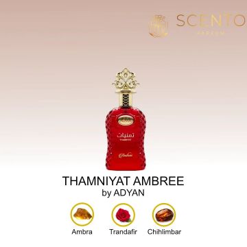 Apa de Parfum ADYAN, THAMNIYAT AMBREE, femei, 100ML