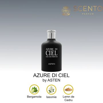 Apă de parfum Asten, AZURE DI CIEL, barbati, 100ml