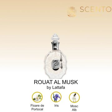 Apa de Parfum Lattafa, Rouat Al Musk, Femei, 100 ml