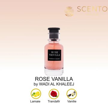 Parfum arabesc Rose Vanilla, apa de parfum 100 ml, femei