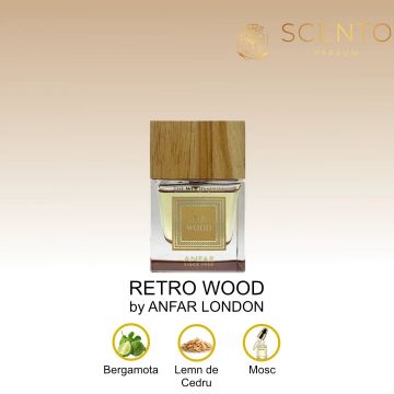 RETRO WOOD by ANFAR LONDON, extract de parfum, barbati, 100ML