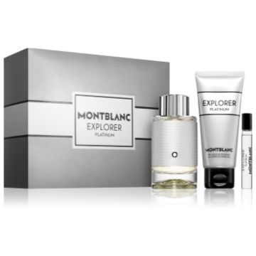Montblanc Explorer Platinum set cadou pentru bărbați