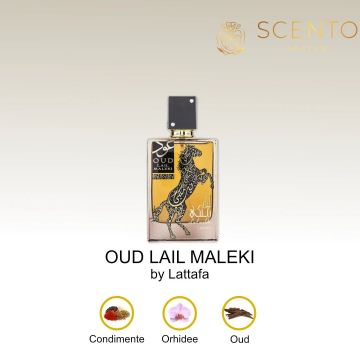 Parfum arabesc Oud Lail Maleki, Lattafa, apa de parfum 100 ml, unisex