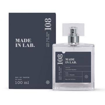 Apa de parfum No.108, Made in Lab,  Barbati - 100 ml - Inspirat din B. Aqva Pour Homme (100 ml) ieftin