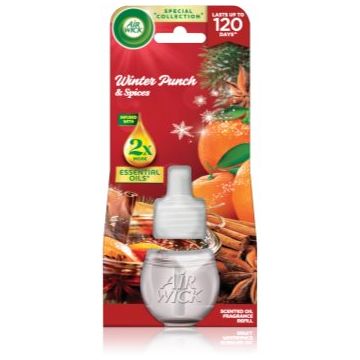 Air Wick Winter Punch Winter Punch & Spices odorizant electric rezervă Air Wick Winter Punch Winter Punch & Spices odorizant electric rezervă