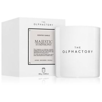 The Olphactory White Insignia Majestic Symphony lumânare parfumată