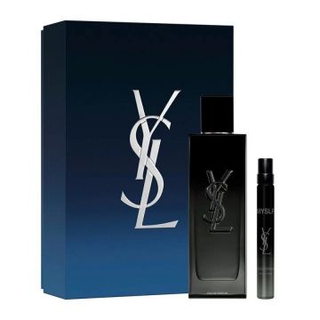 Set cadou Yves Saint Laurent Myslf, Apa de Parfum, Barbati, 100 ml +10 ml