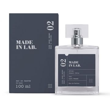 Apa de parfum No.02, Made in Lab, Barbati - 100 ml - Inspirat din A. Aqua Di Gio (100 ml) ieftin