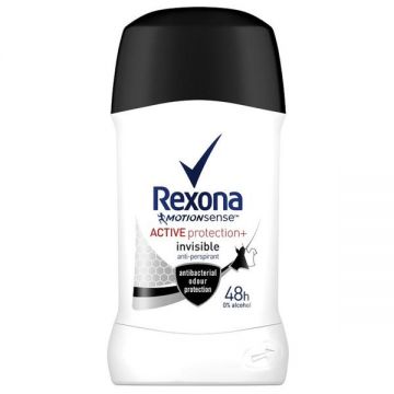 Deodorant Antiperspirant Stick pentru Femei Invizibil - Rexona MotionSense Active Protection + Fresh Invisible 48h, 40 ml