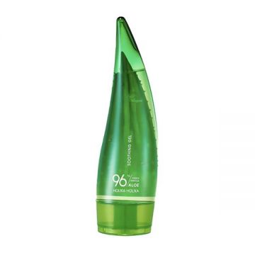 Gel Calmant cu Aloe Vera - Holika Holika Aloe 96% Soothing Gel, 55 ml