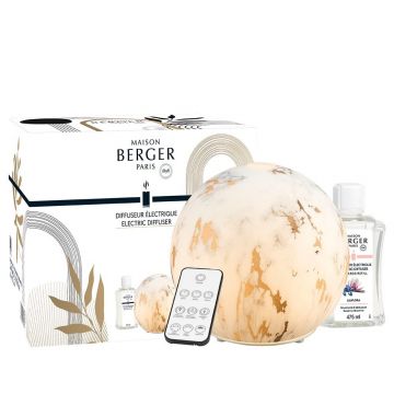 Difuzor ultrasonic parfum Maison Berger Marbrure + parfum Liliflora  475 ml