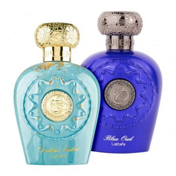 Pachet 2 parfumuri, Opulent Dubai 100 ml si Blue Oud 100 ml de firma original