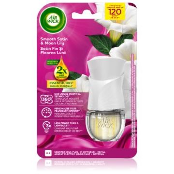 Air Wick Smooth Satin & Moon Lily Electric odorizant electric cu rezervã