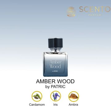 Extract de parfum Amber Wood by Patric, barbati, 100 ml