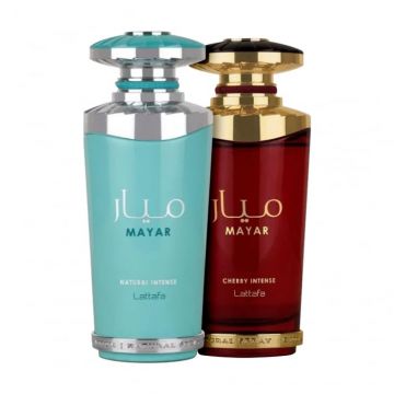 Pachet 2 parfumuri  Mayat Natural Intense 100 ml si  Mayar Cherry Intense 100 ml