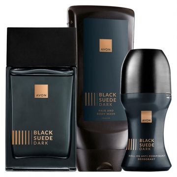 Set Black Suede Dark