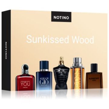 Beauty Discovery Box Notino Sunkissed Wood set pentru bărbați