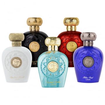 Pachet 5 parfumuri, Opulent Dubai 100 ml, Opulent Oud 100 ml, Opulent Red 100 ml  Opulent Musk 100 ml  si Blue Oud 100 ml de firma original