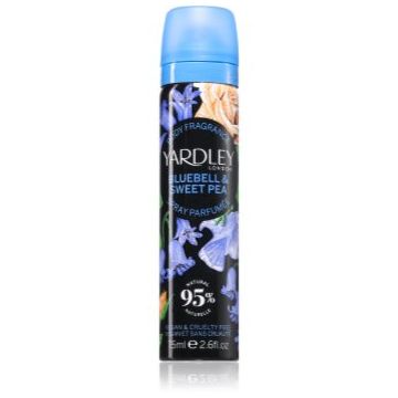 Yardley Bluebell & Sweetpea spray pentru corp pentru femei