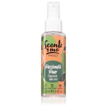 Yardley Scentz 4 Me Passionate Pear Body Mist pentru femei