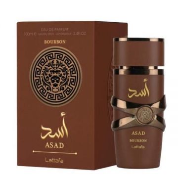 Apa de Parfum pentru Barbati - Lattafa Perfumes EDP Asad Bourbon, 100 ml