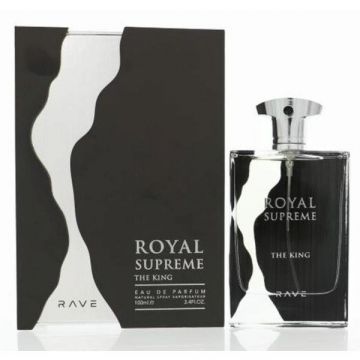 Apa de Parfum Unisex - Lattafa Perfumes EDP Rave Royal Supreme The King, 100 ml