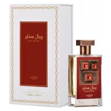 Apa de Parfum Unisex - Lattafa Perfumes EDP Royal Sapphire, 100 ml de firma original