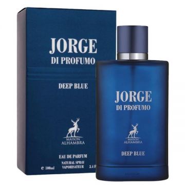 Apa de Parfum Unisex - Maison Alhambra EDP Jorge Di Profumo Deep Blue, 100 ml de firma original