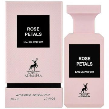 Apa de Parfum Unisex - Maison Alhambra EDP Rose Petals, 80 ml de firma original