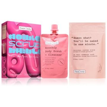 Frank Body Double Scrub Bubble set cadou pentru corp Frank Body Double Scrub Bubble set cadou pentru corp