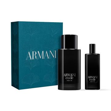 Set cadou Giorgio Armani Code, Barbati, Parfum, 125 ml + 15 ml