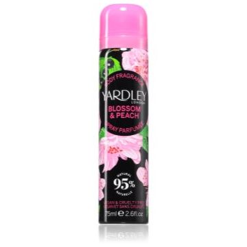 Yardley Blossom & Peach spray pentru corp pentru femei