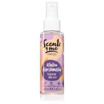 Yardley Scentz 4 Me Mellow Marshmallow Body Mist pentru femei