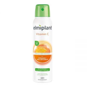 Deodorant Antiperspirant Spray - Elmiplant Vitamin C Impuls de Energie, 150 ml